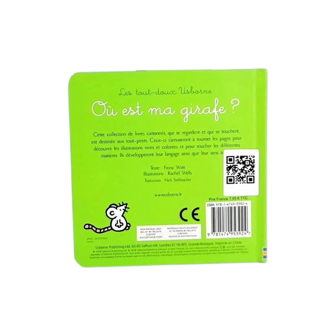 Les tout-doux Usborne - Où est ma girafe ?