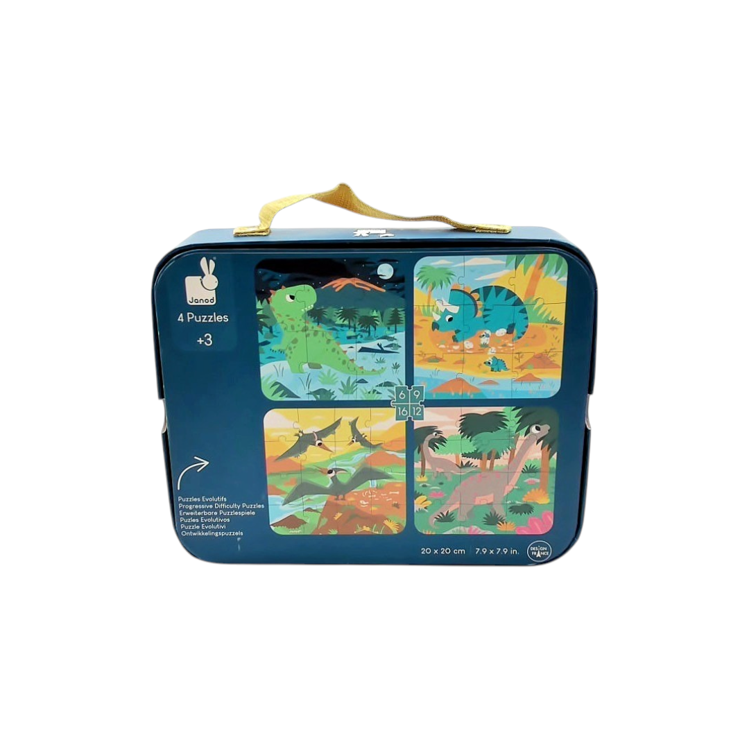 Puzzles évolutifs - Dinosaures x 4