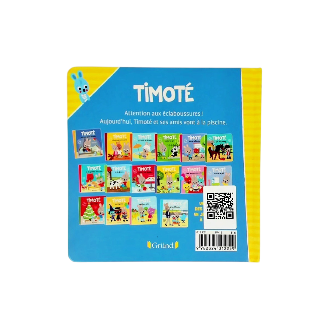 Timoté à la piscine