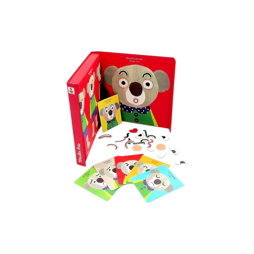 Jeu magnétique des expressions Les Popipop