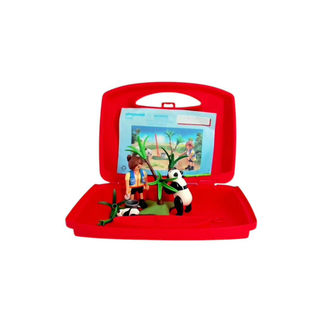 Playmobil - Valisette Soigneur et Panda - 70105
