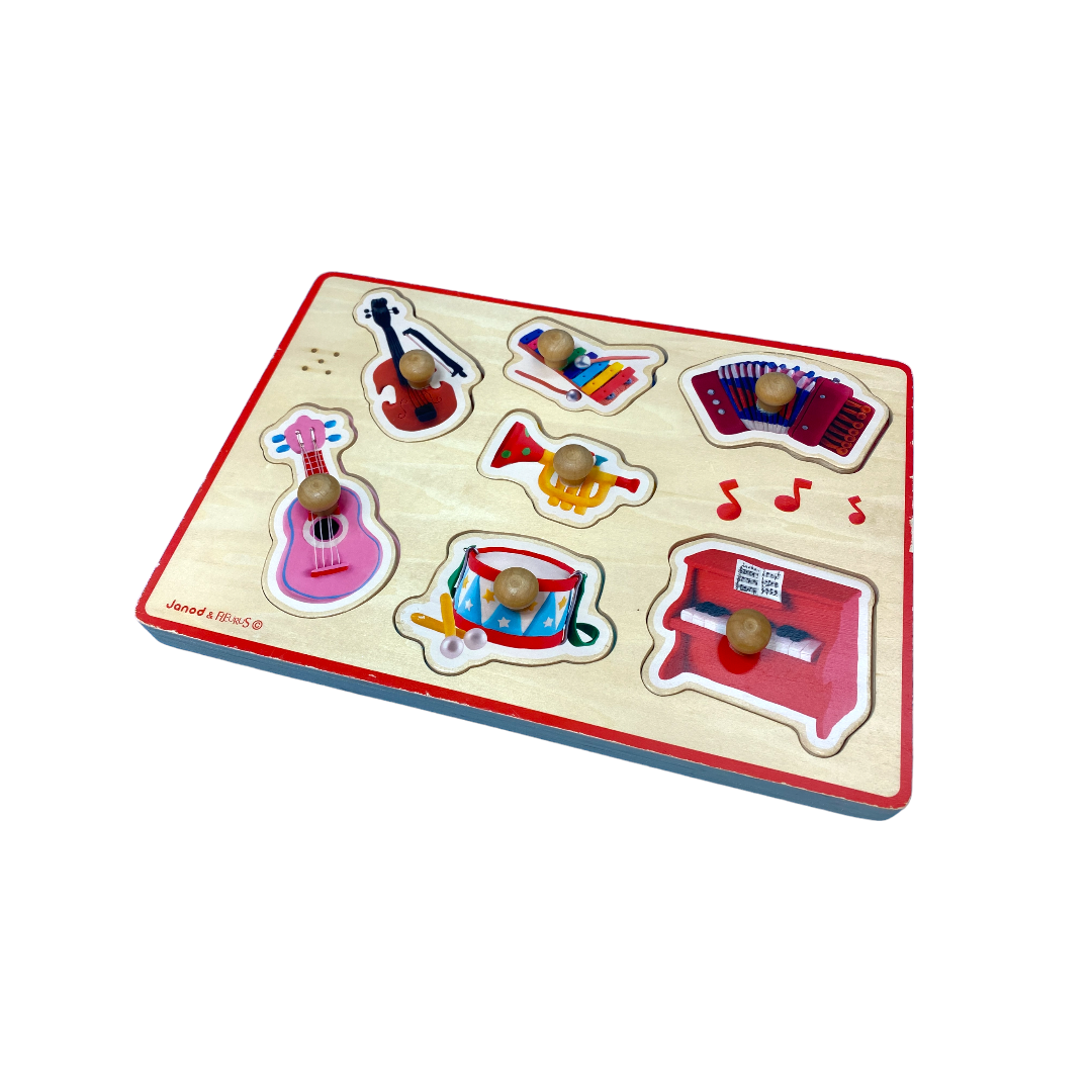 Puzzle musical - Les instruments - 7 pièces