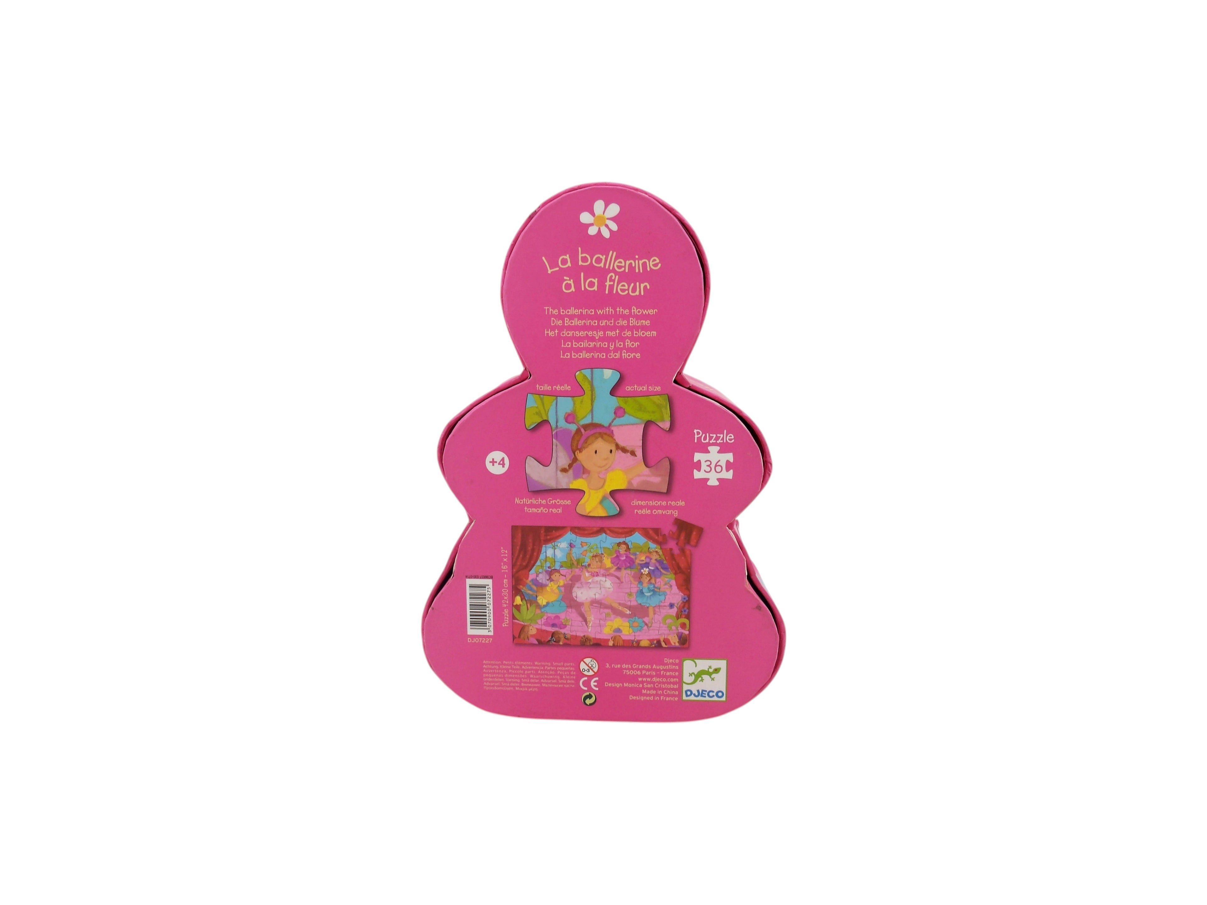 Puzzle - La ballerine à la fleur - 36 pièces