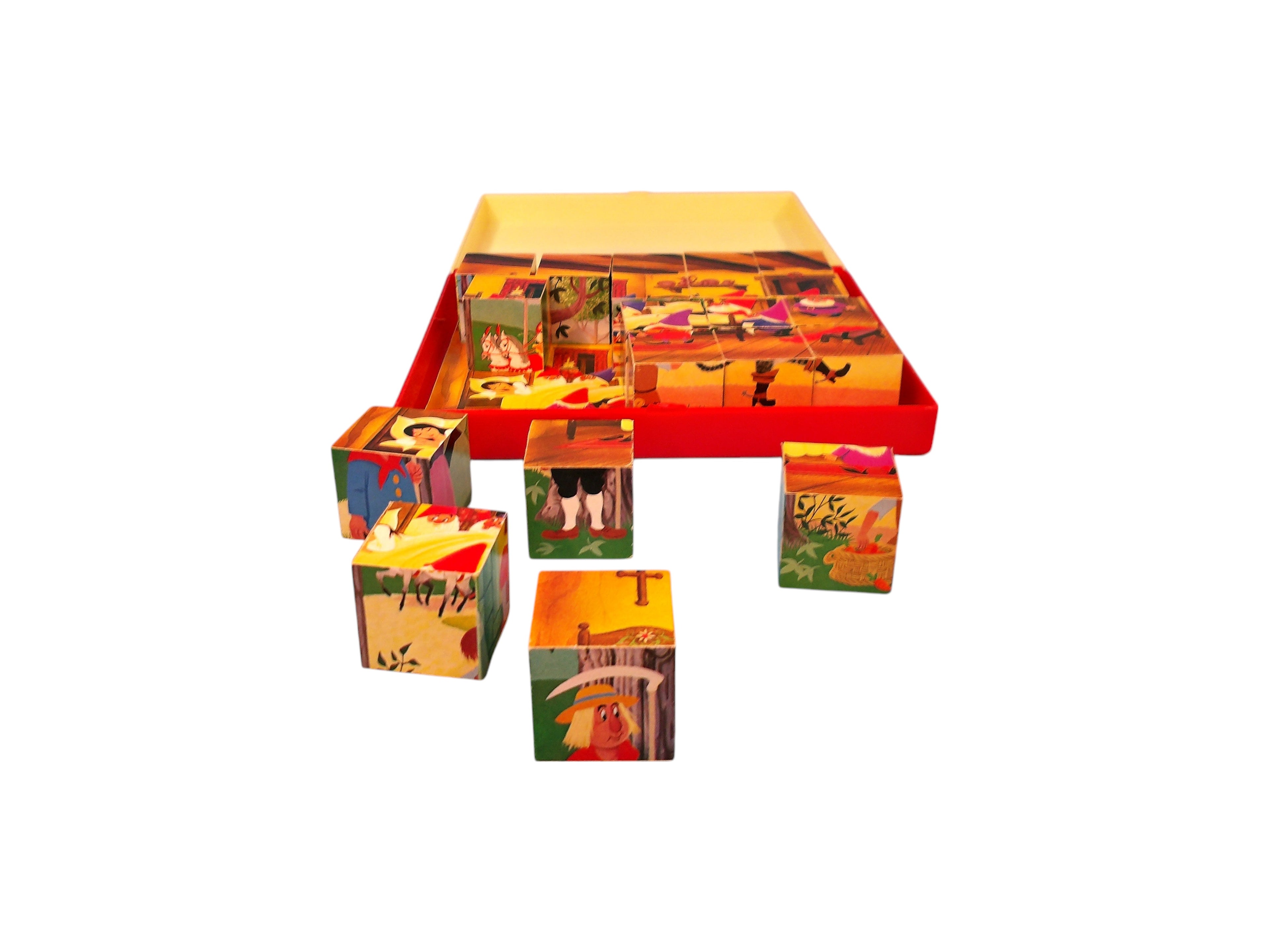 Puzzles - Cubes de bois