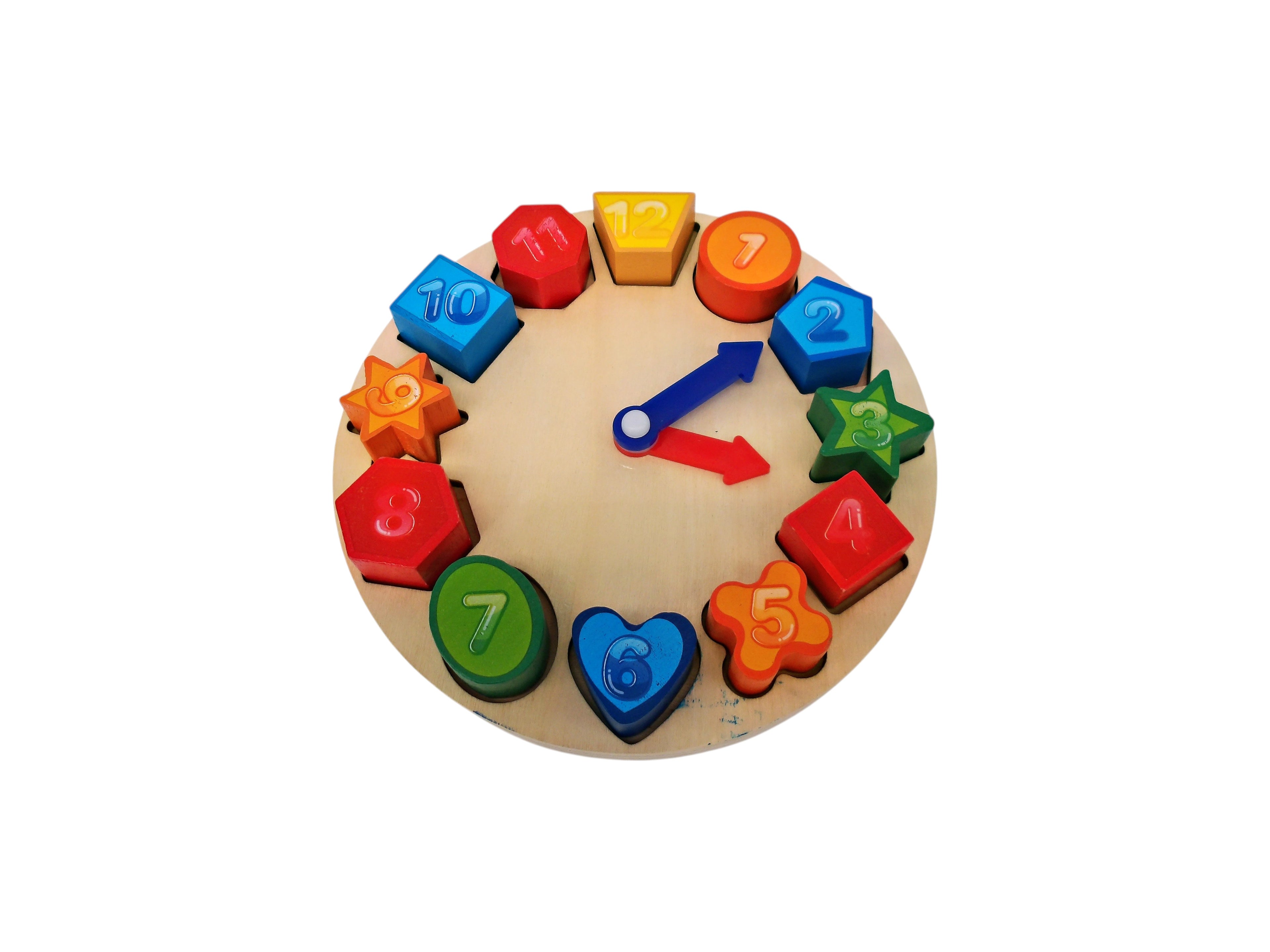 Horloge en bois d&
