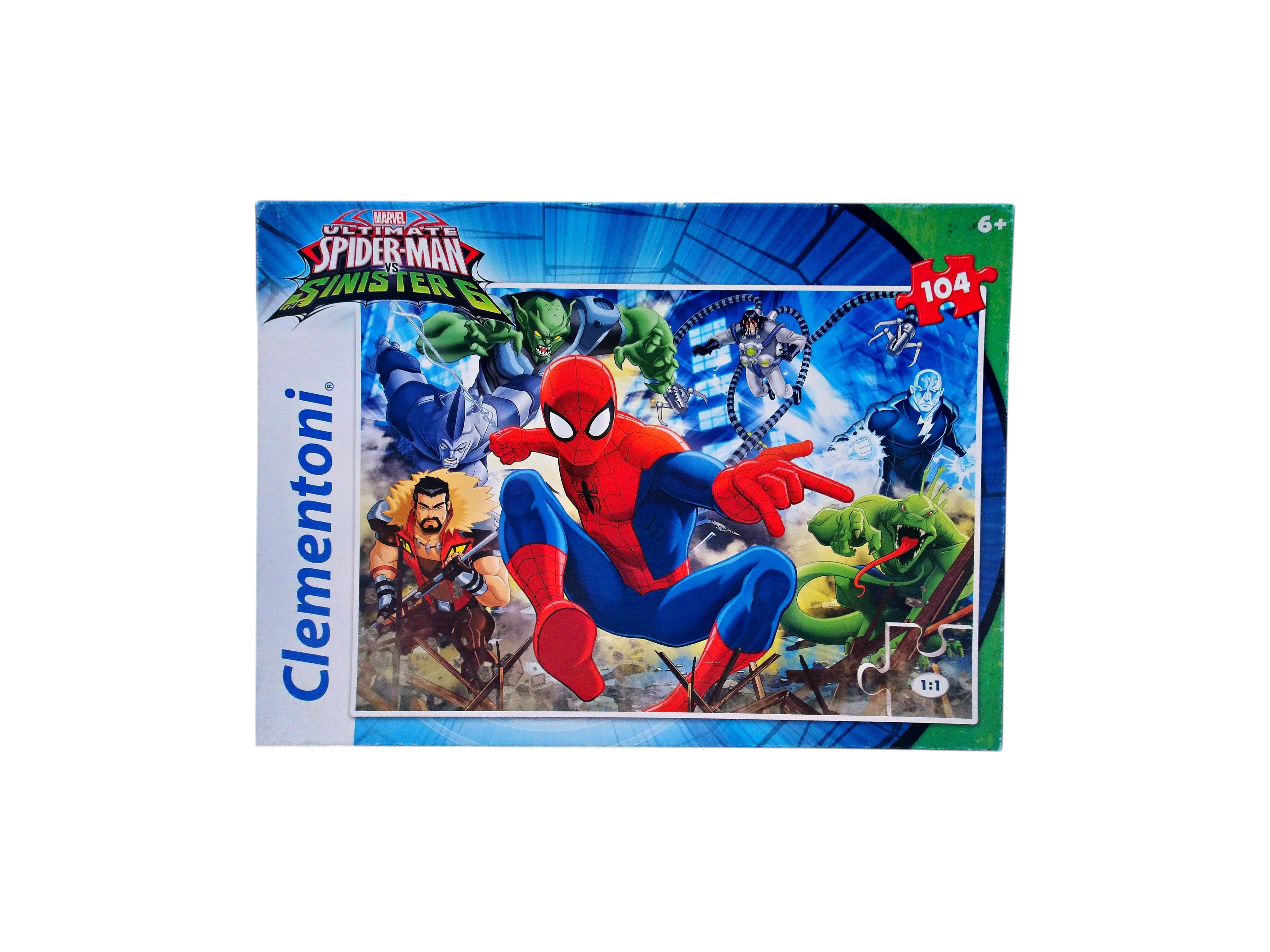 Puzzle - Spiderman vs Sinister 6 - 104 pièces