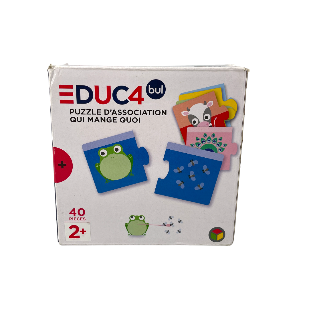 Educa puzzle - Qui mange quoi ?