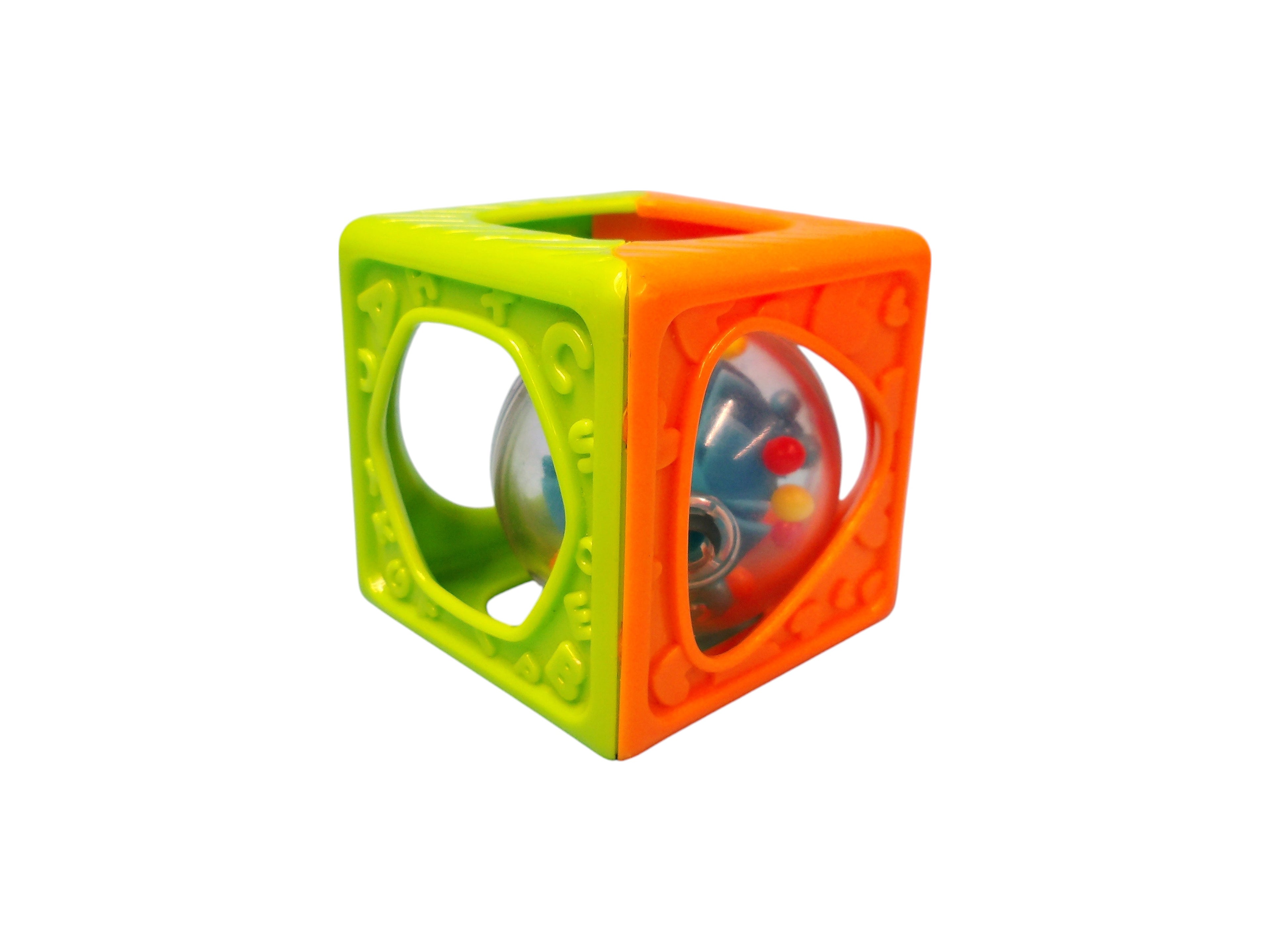 Hochet cube grelot