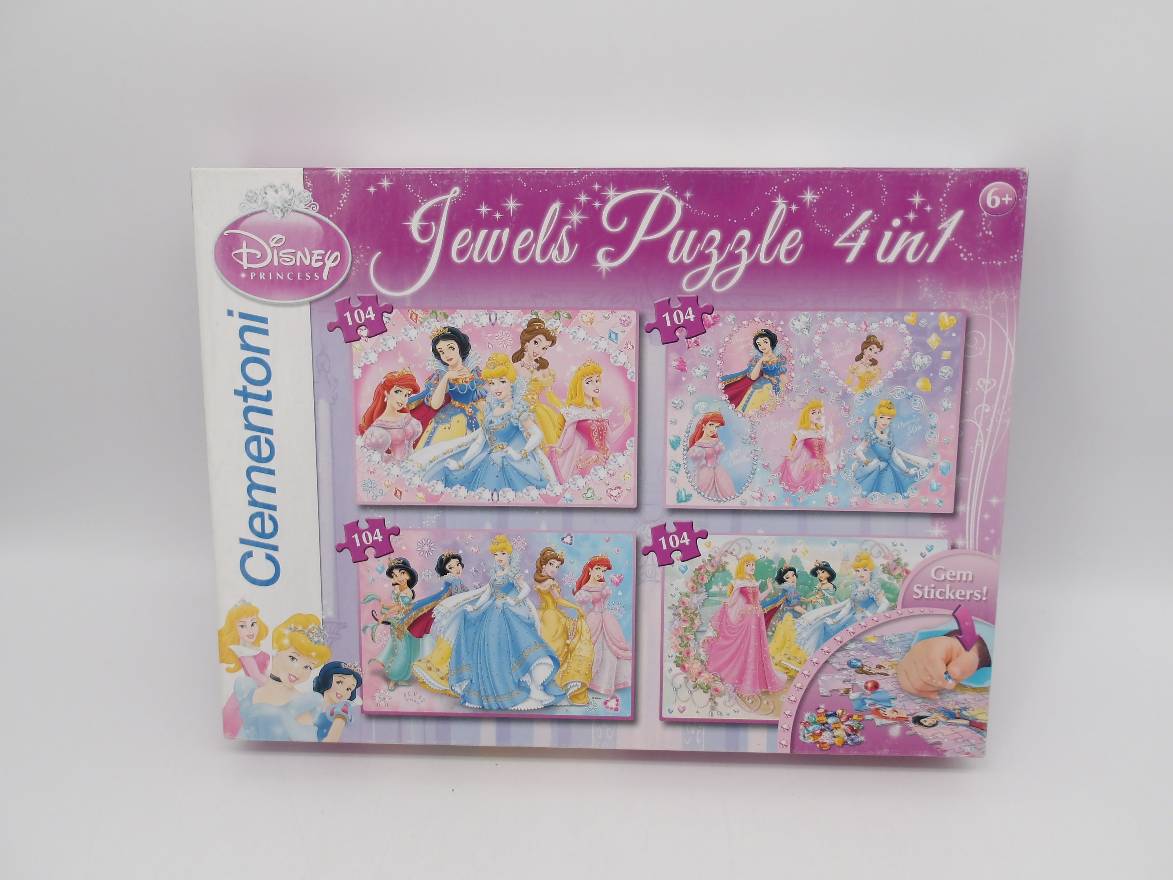 Puzzle Disney 4 en 1 - Princesses - 104 pièces