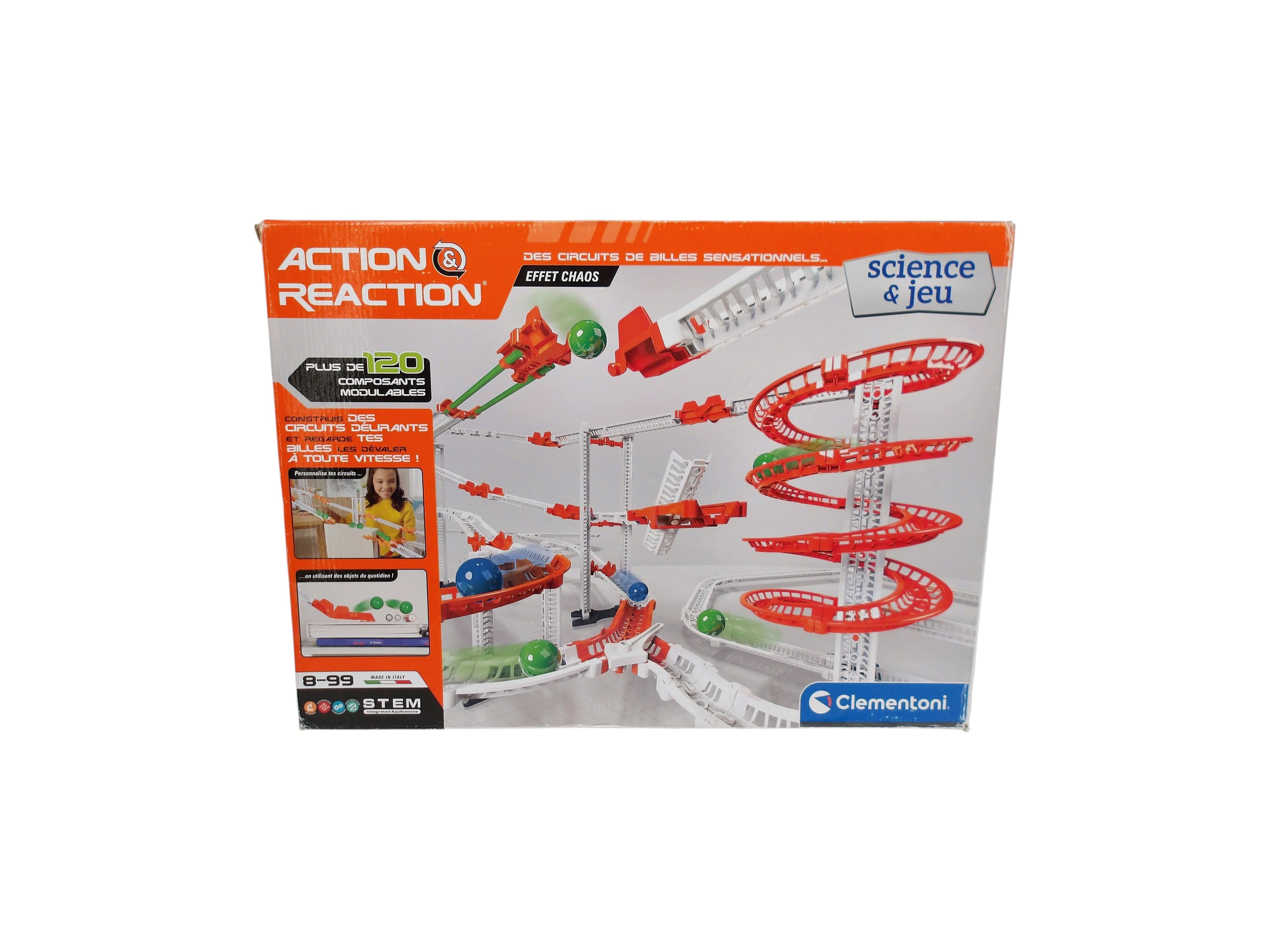 Circuit de billes.- Action et réaction