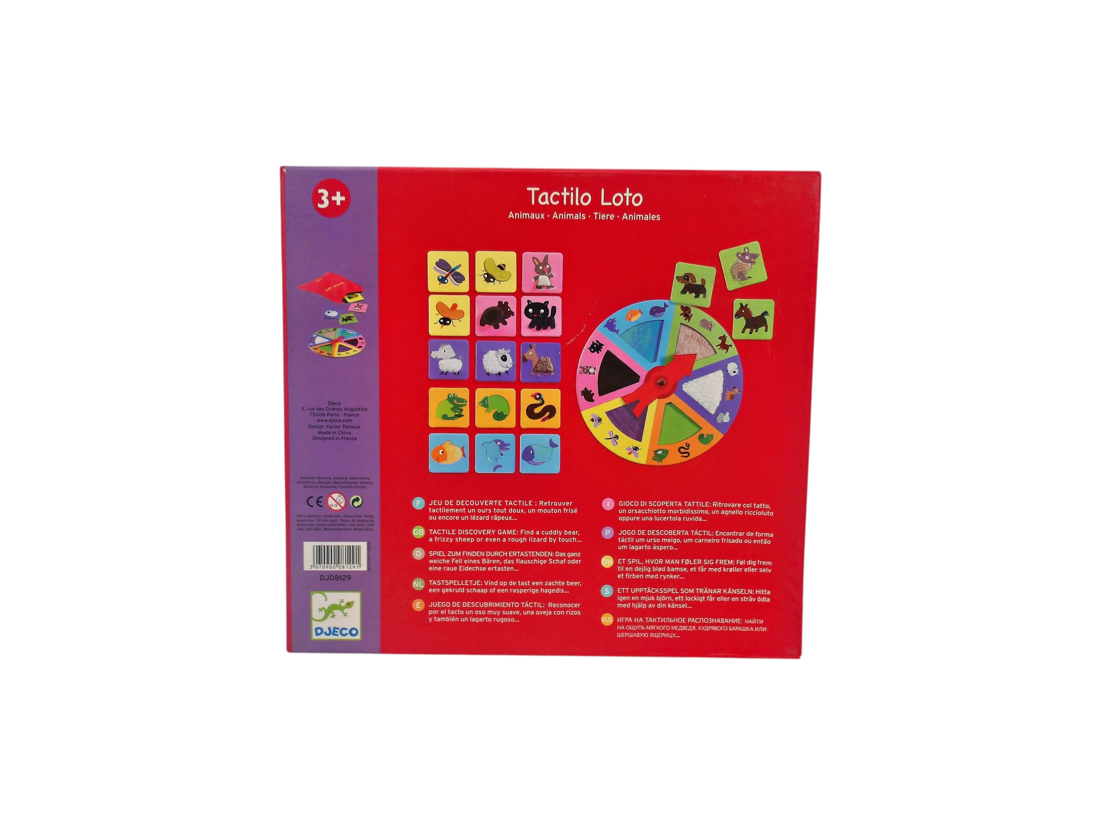 Tactilo loto animaux