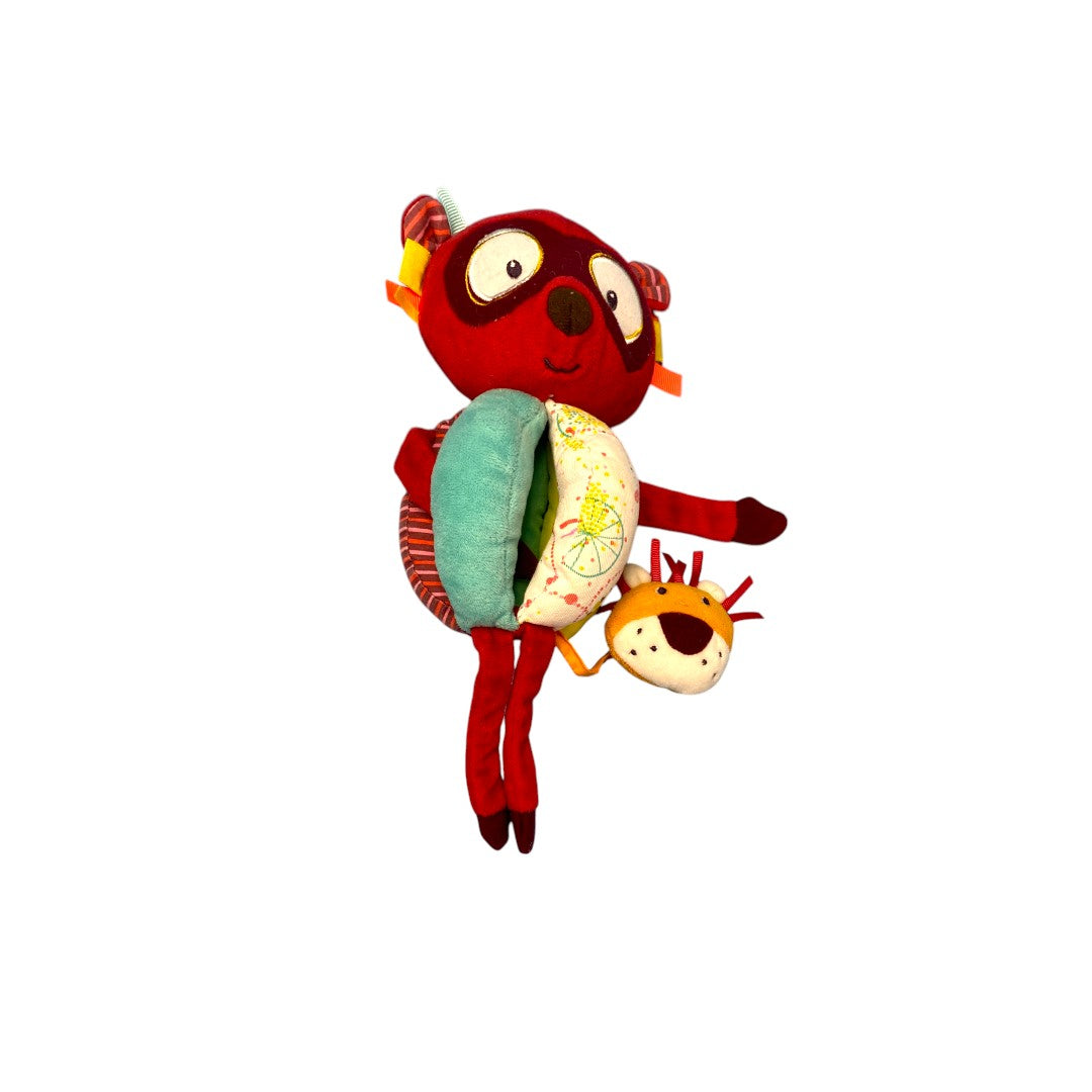 Peluche - Hochet à poignées George le lémurien