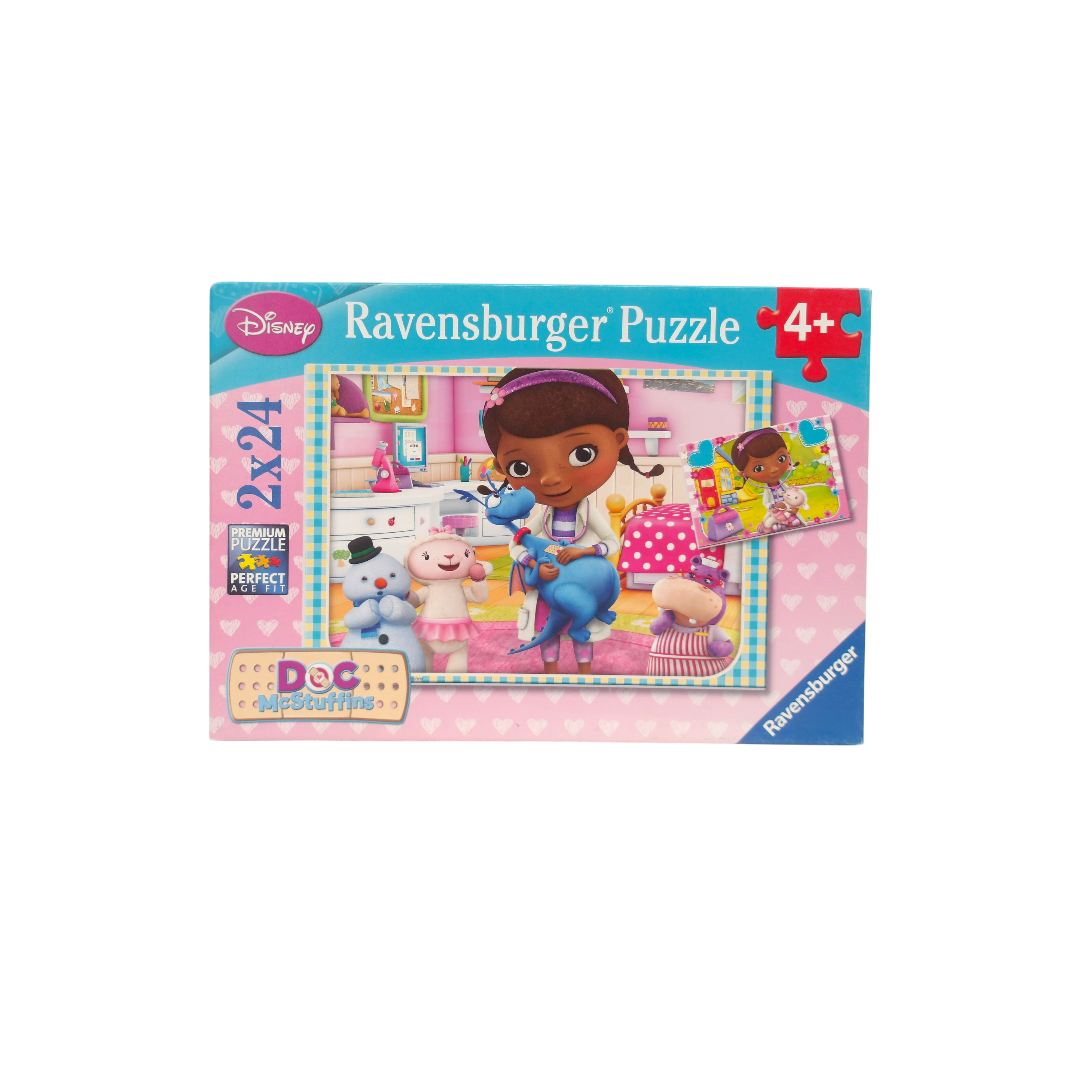 Puzzle - Docteur la peluche- 2x24 pièces