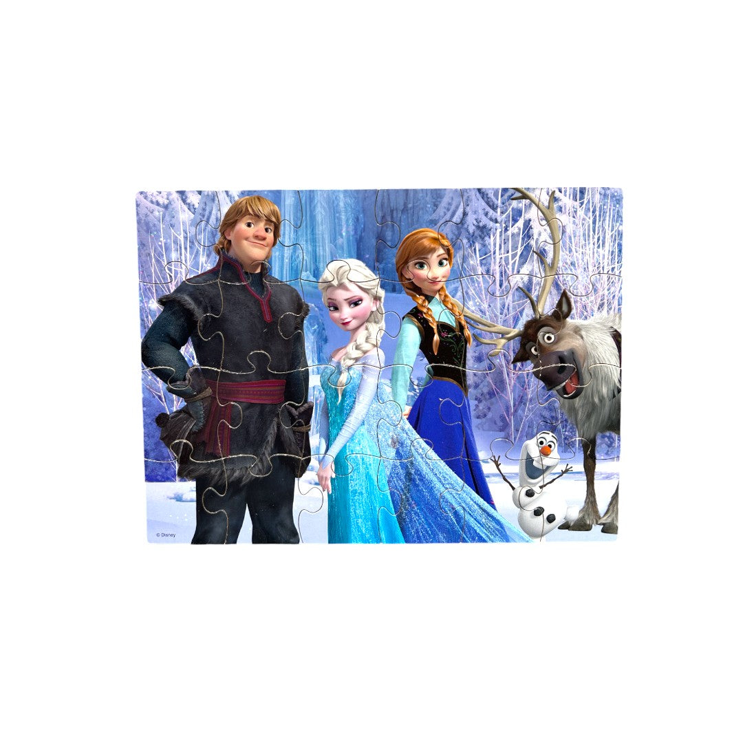 Puzzles bois - La Reine des Neiges - 3x24 pièces