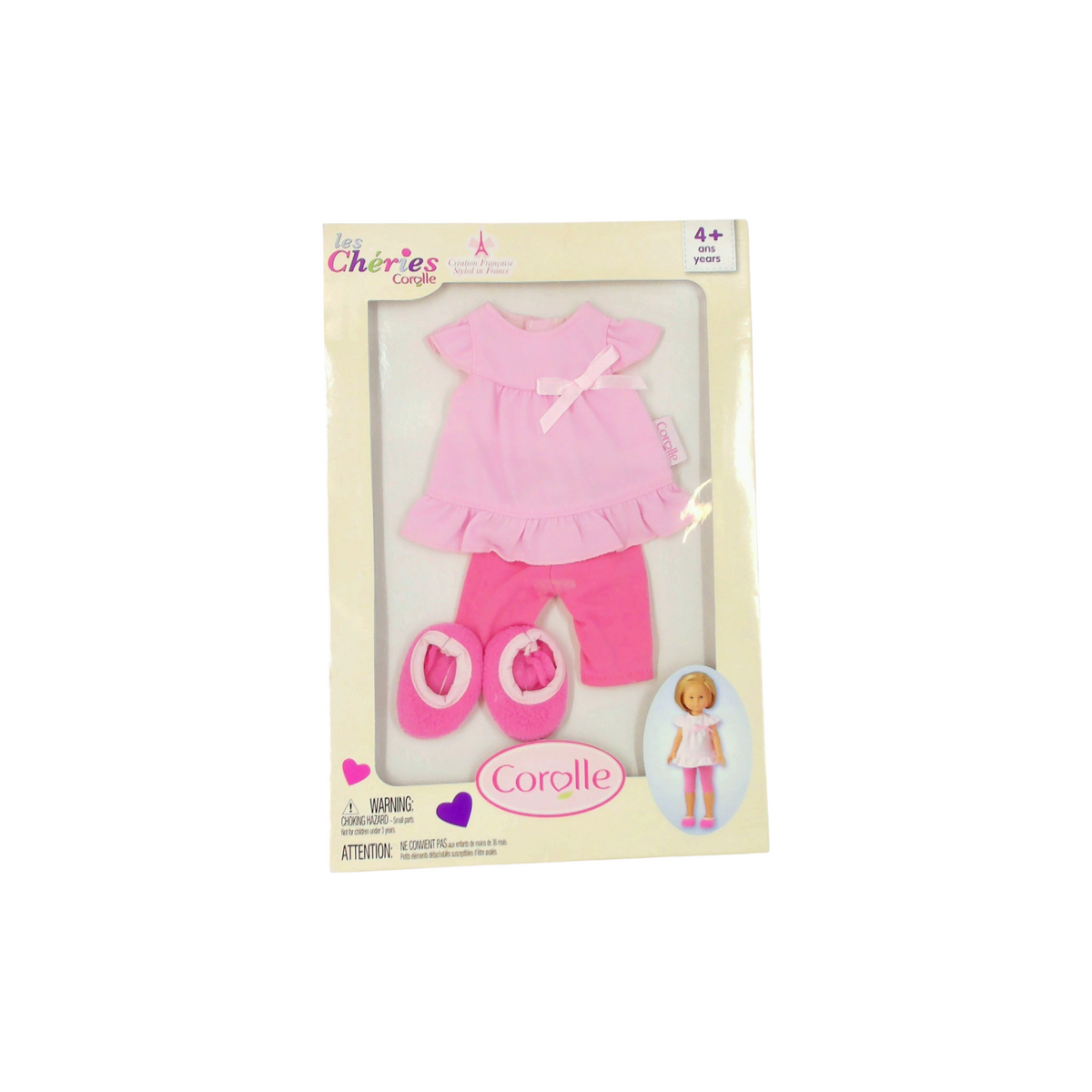 Les Chéries - Pyjama rose poupée