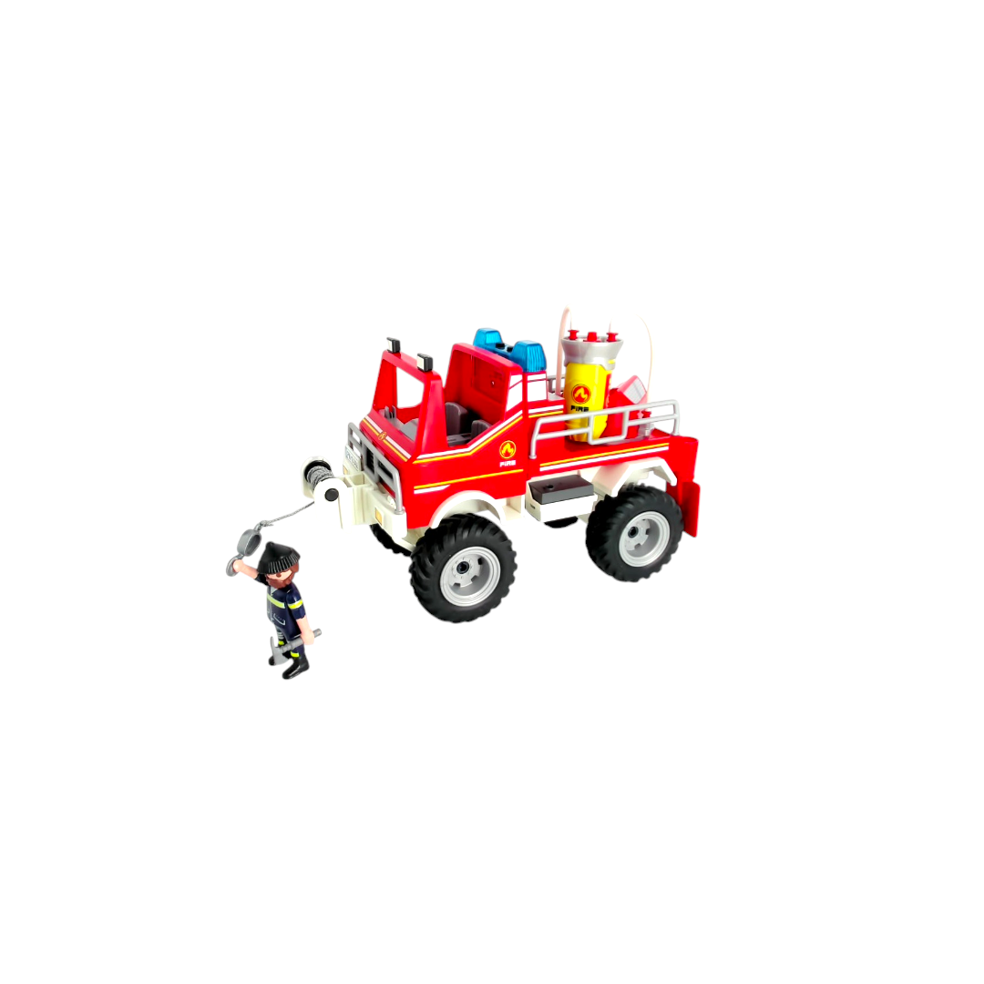 Playmobil - Camion de pompiers 4x4 avec lance-eau - 9466