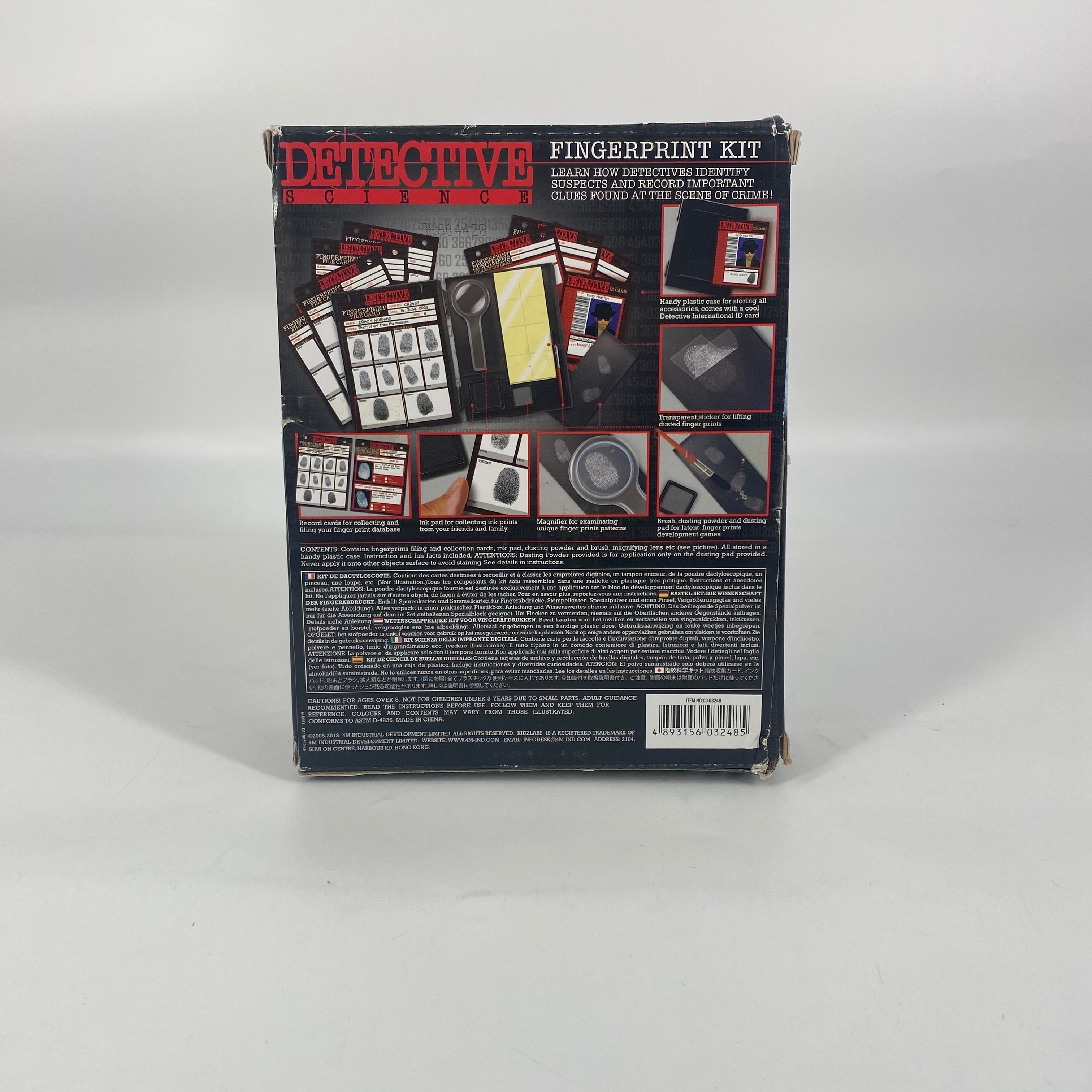 Kidz Labs - Detective Science - Fingerprint kit - Kit de dactyloscopie