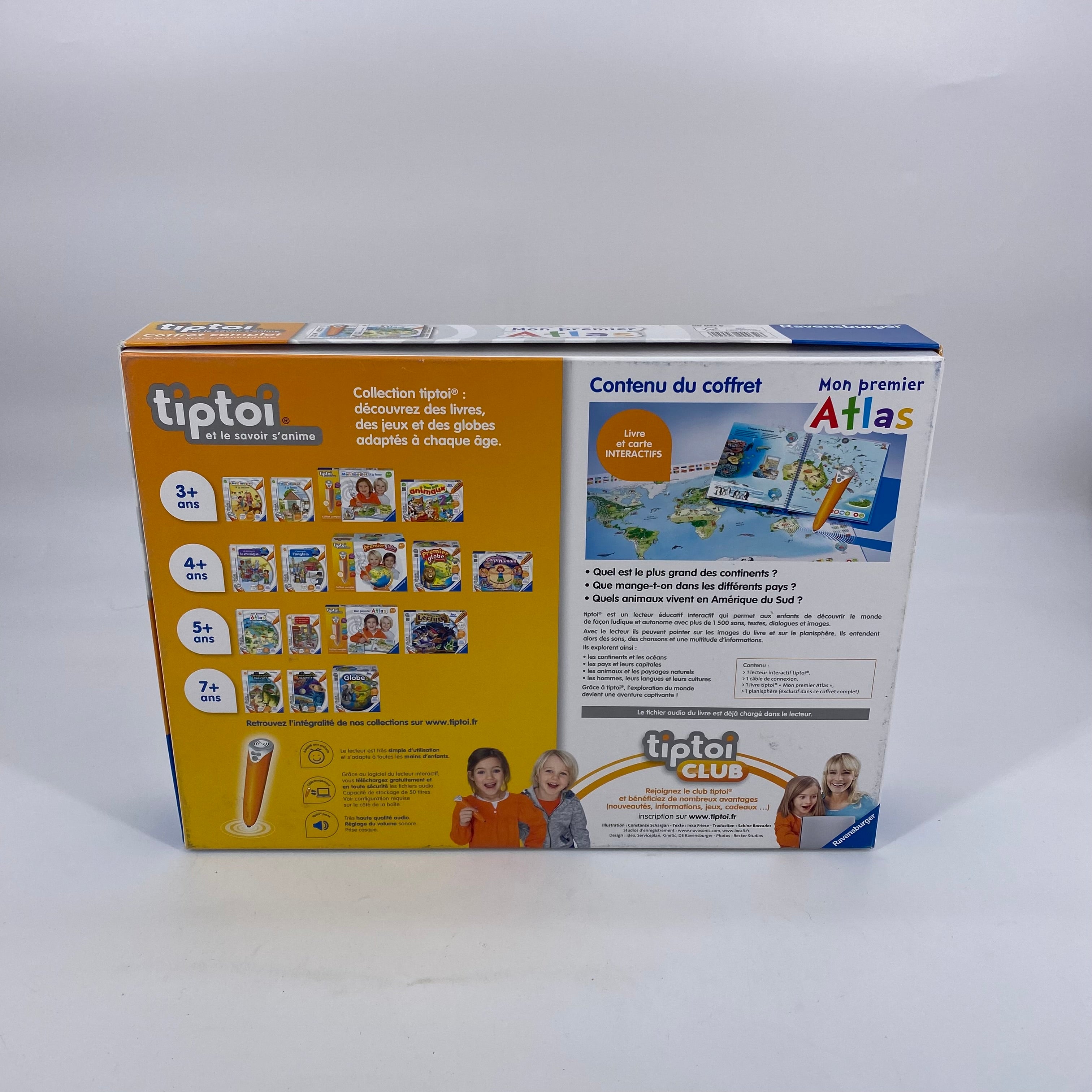 Tiptoi Mon premier Atlas et son lecteur interactif- Édition 2019