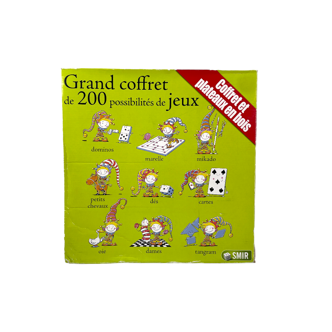 Grand coffret de 200 possibilités de jeux