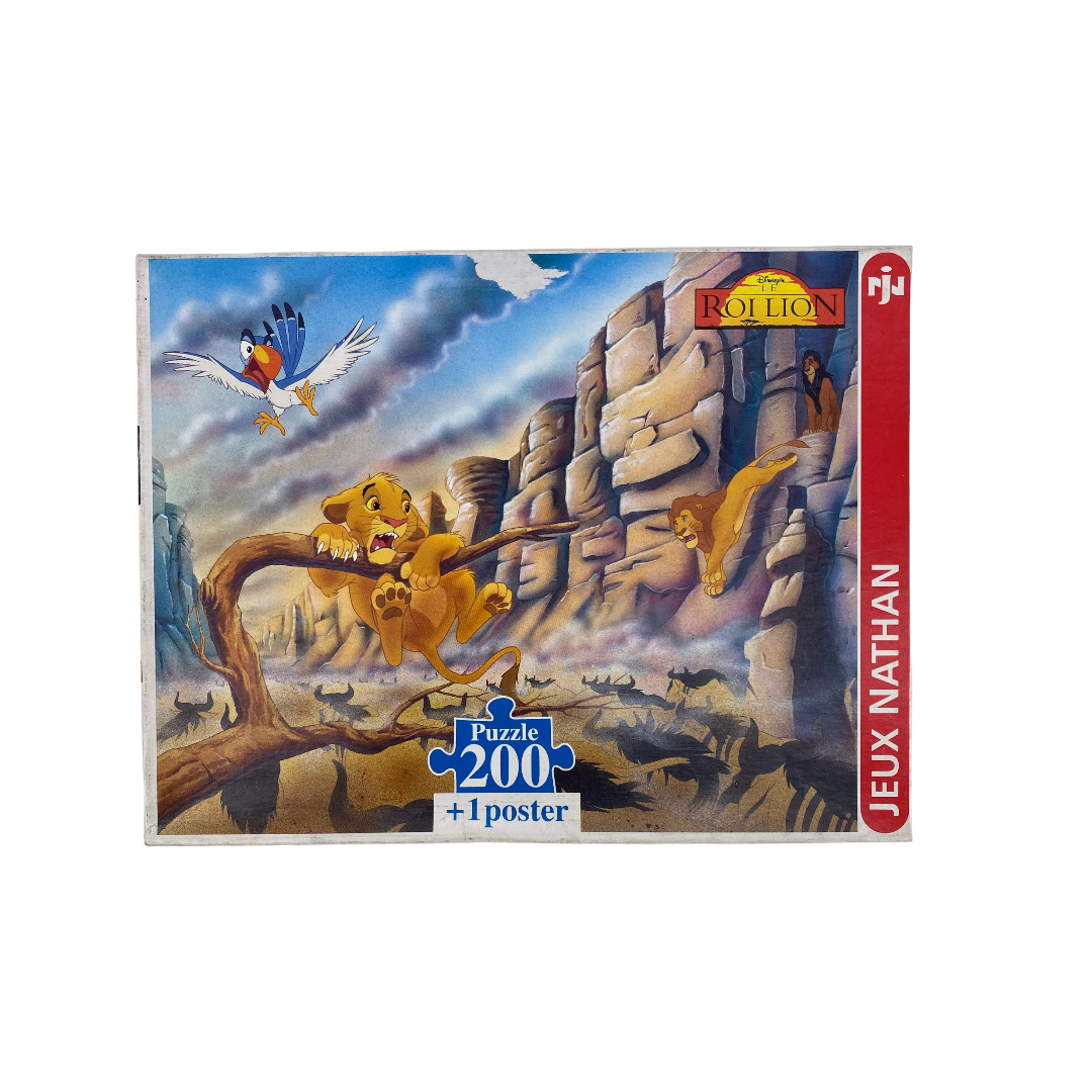 Puzzle - Le Roi Lion - Pris au piège - 200 pièces- Édition 1994 – Yoti  Boutique