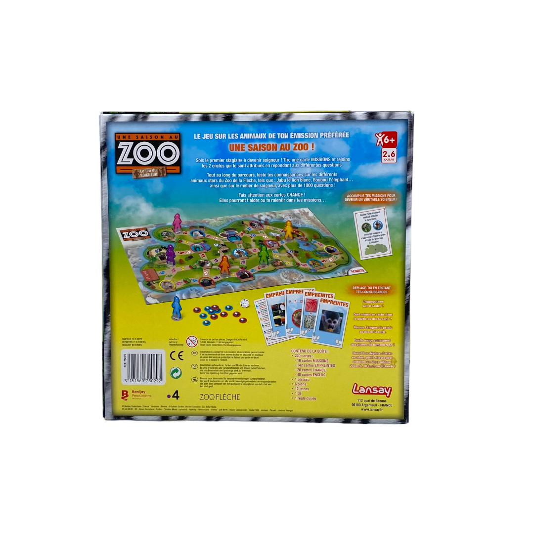 Une Saison au Zoo - Le jeu du Soigneur