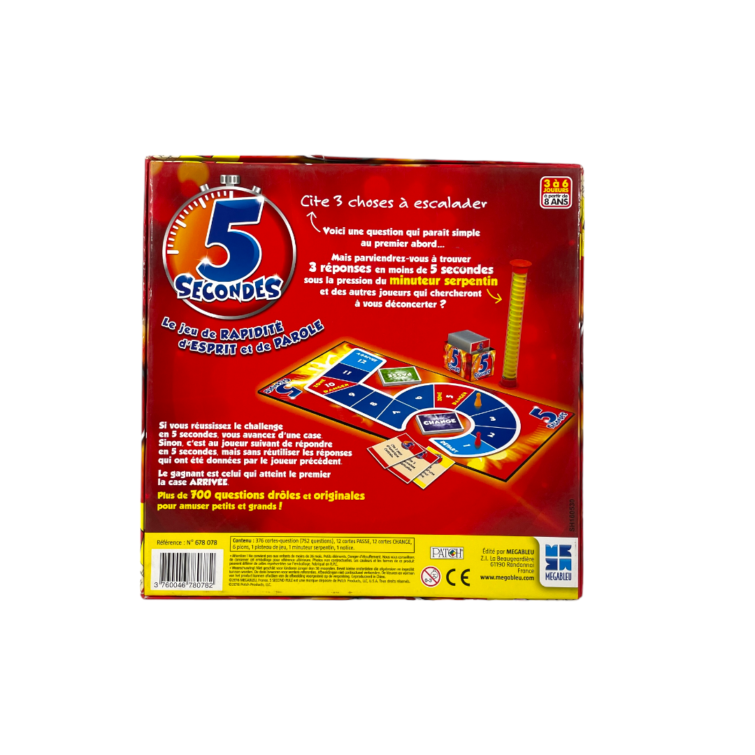 5 secondes
