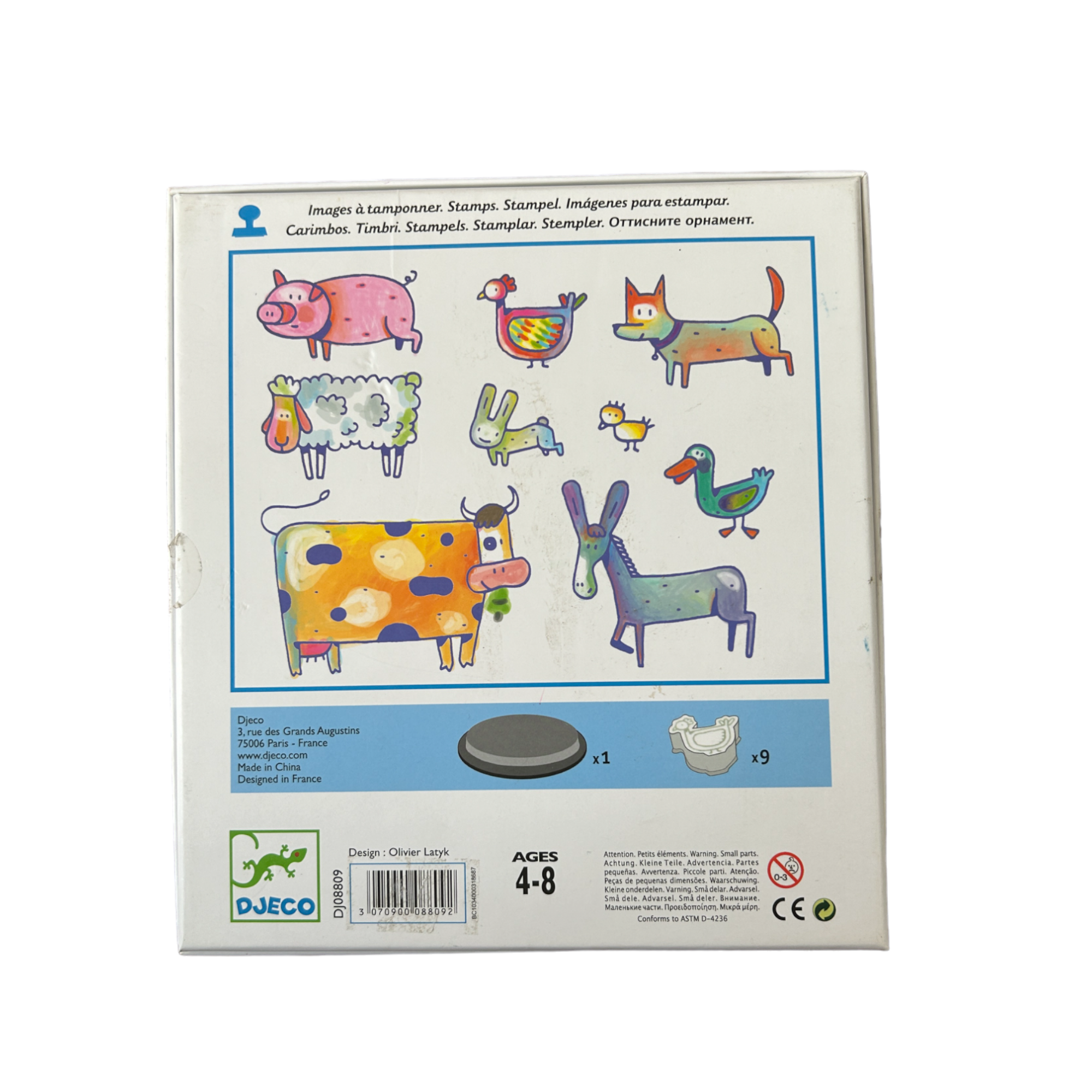 Images à tamponner - La ferme