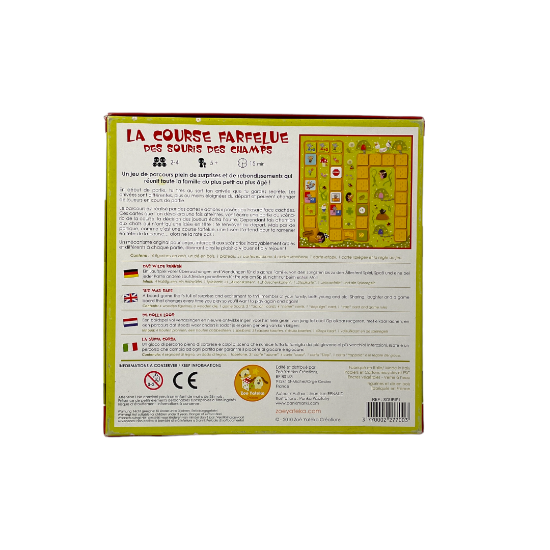 La course farfelue des souris des champs