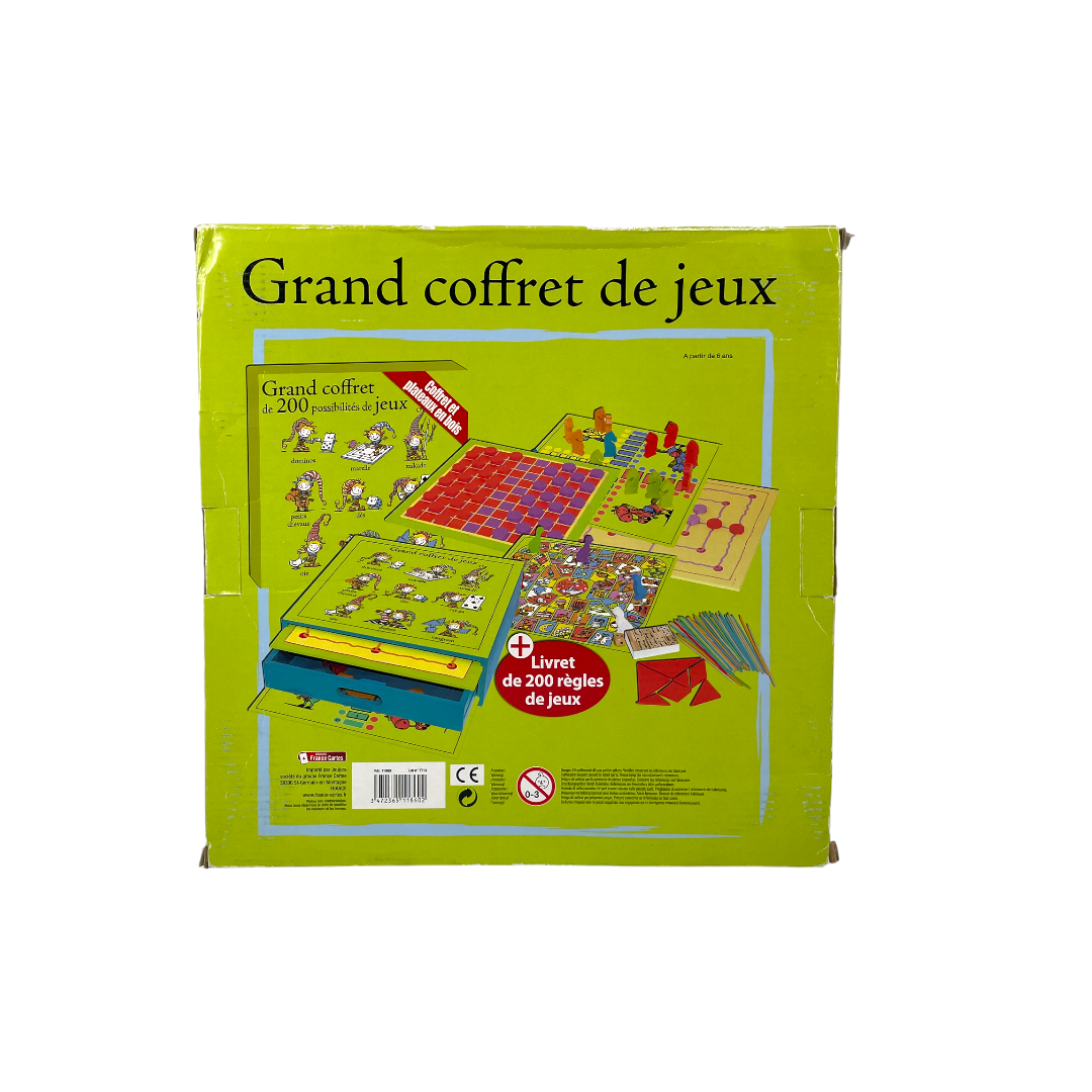 Grand coffret de 200 possibilités de jeux