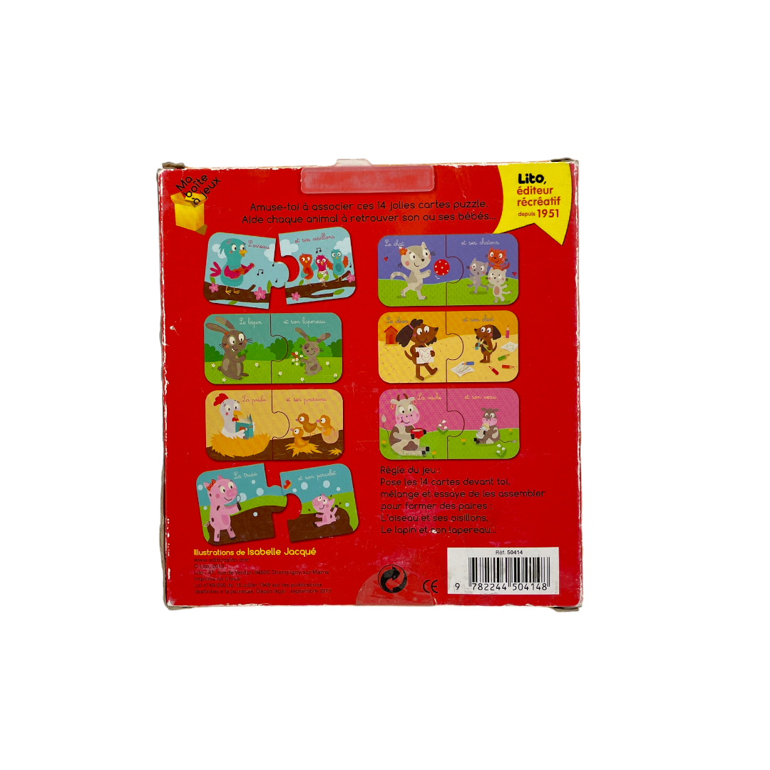 Puzzle - Les animaux et leurs petits- Édition 2013