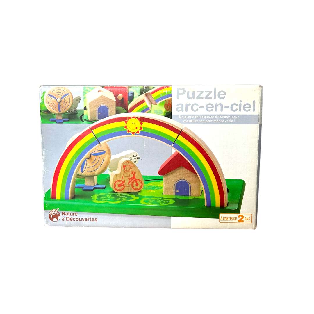 Puzzle - Arc en ciel - en bois