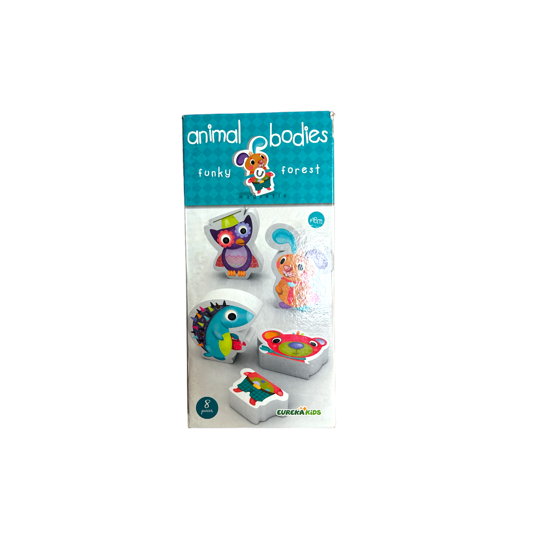 Puzzle magnetic animal bodies