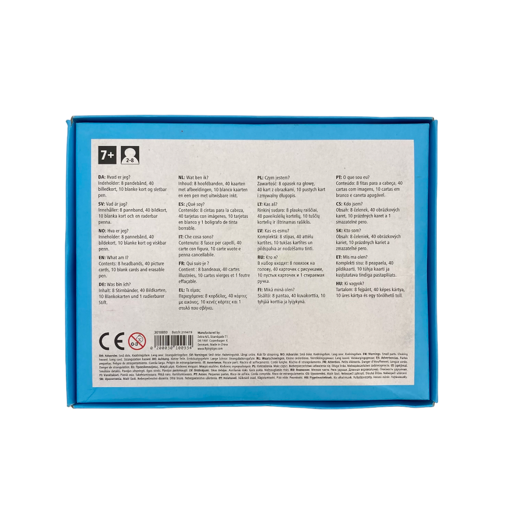 Hvad er jeg? what am I? (Qui suis-je ?)