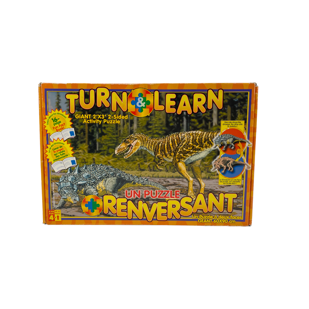 Turn & learn - Un puzzle renversant - Dinosaure- Édition 2000