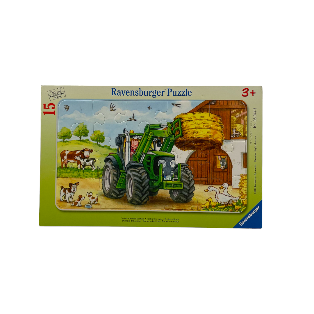 Puzzle - Tracteur à la ferme - 15 pièces- Édition 2013