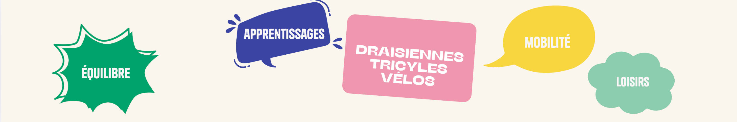 Vélos, tricycles et draisiennes