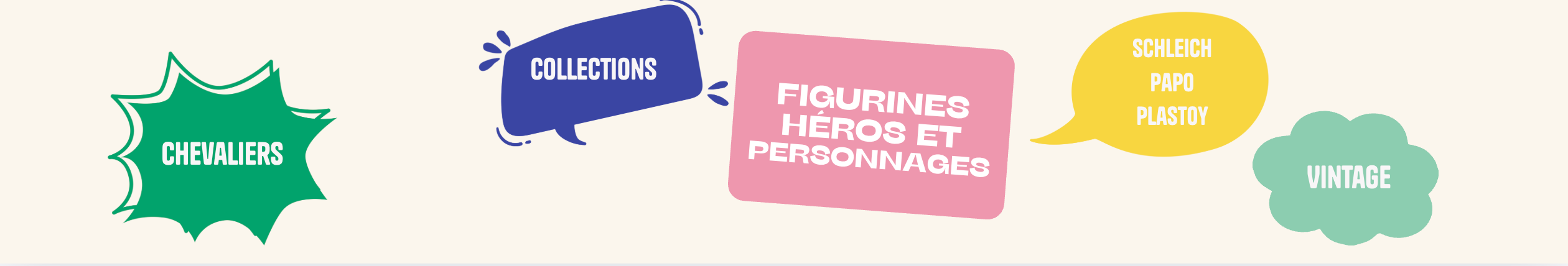 Figurines héros et personnages