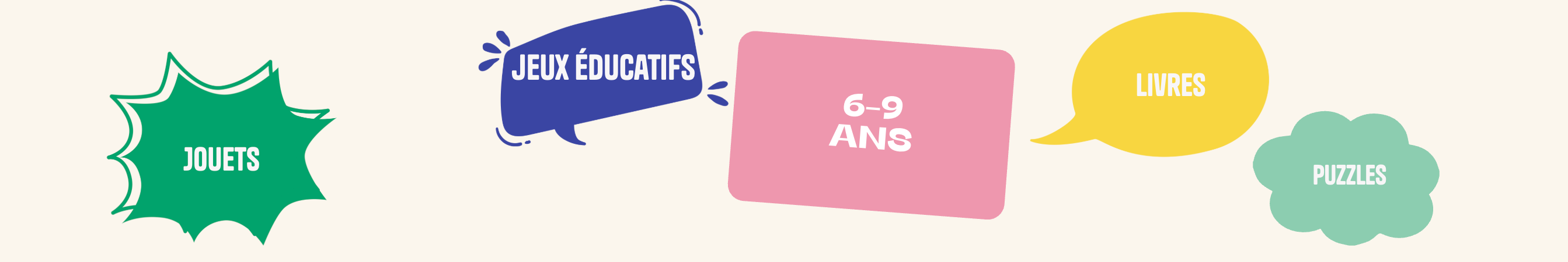 Jeux, jouets et livres 6 - 9 ans