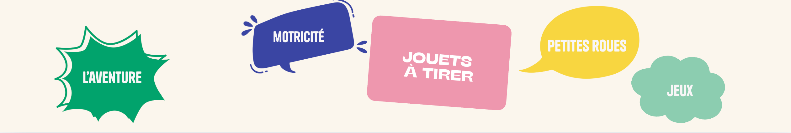 Jouets à tirer