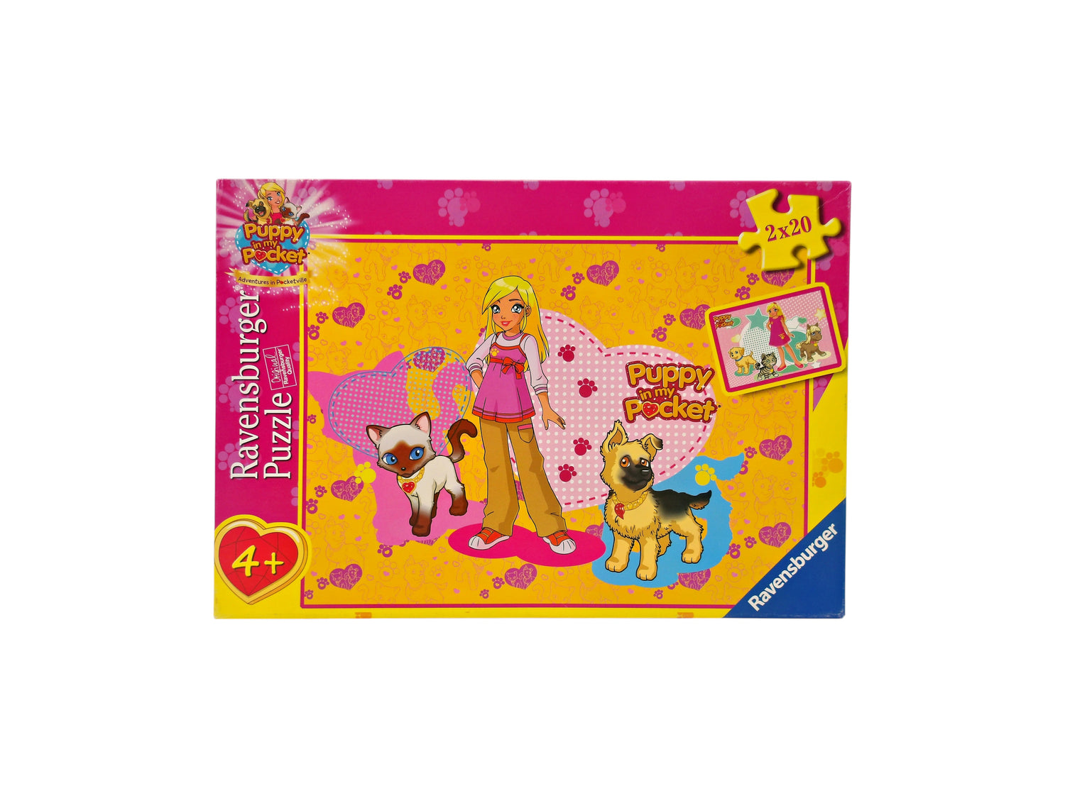 Puzzle - Puppy in my pocket - 2x20 pièces