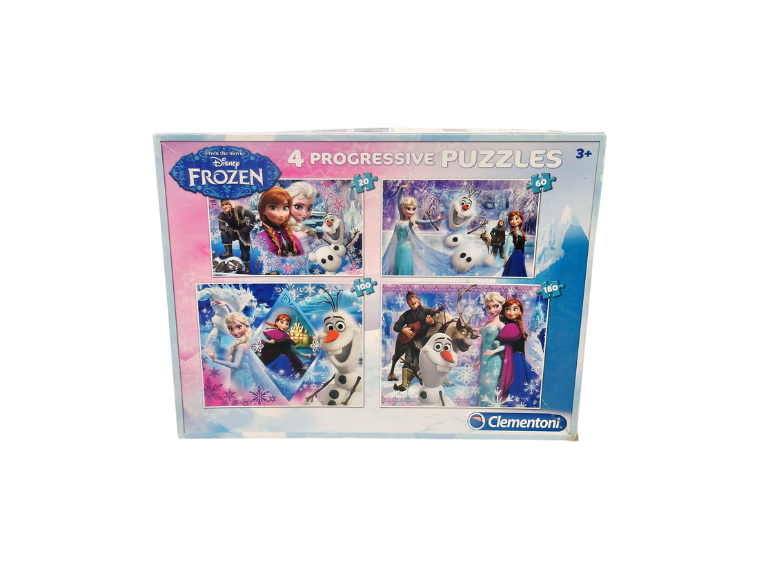 4 Puzzles progressifs - La Reine des Neiges