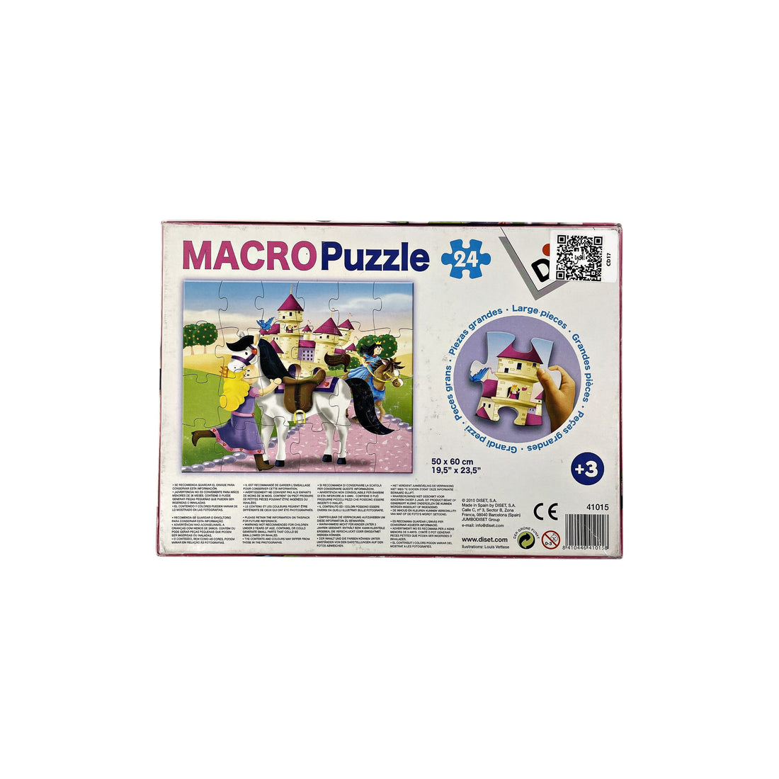 Macro puzzle - Princesse et château - 24 pièces- Édition 2010