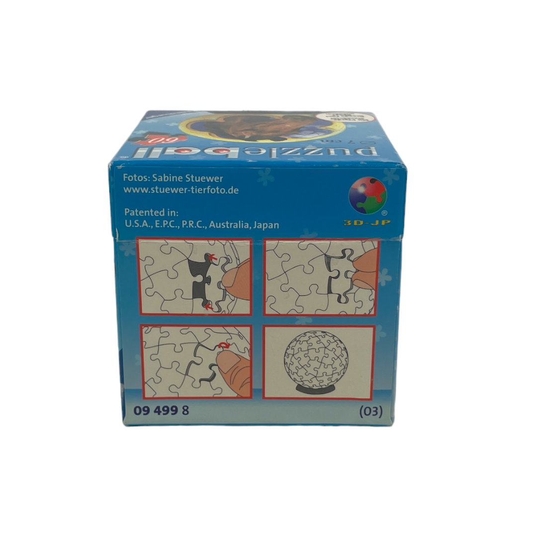 Puzzle 3D - Ball - Poney - 60 pièces- Édition 2006