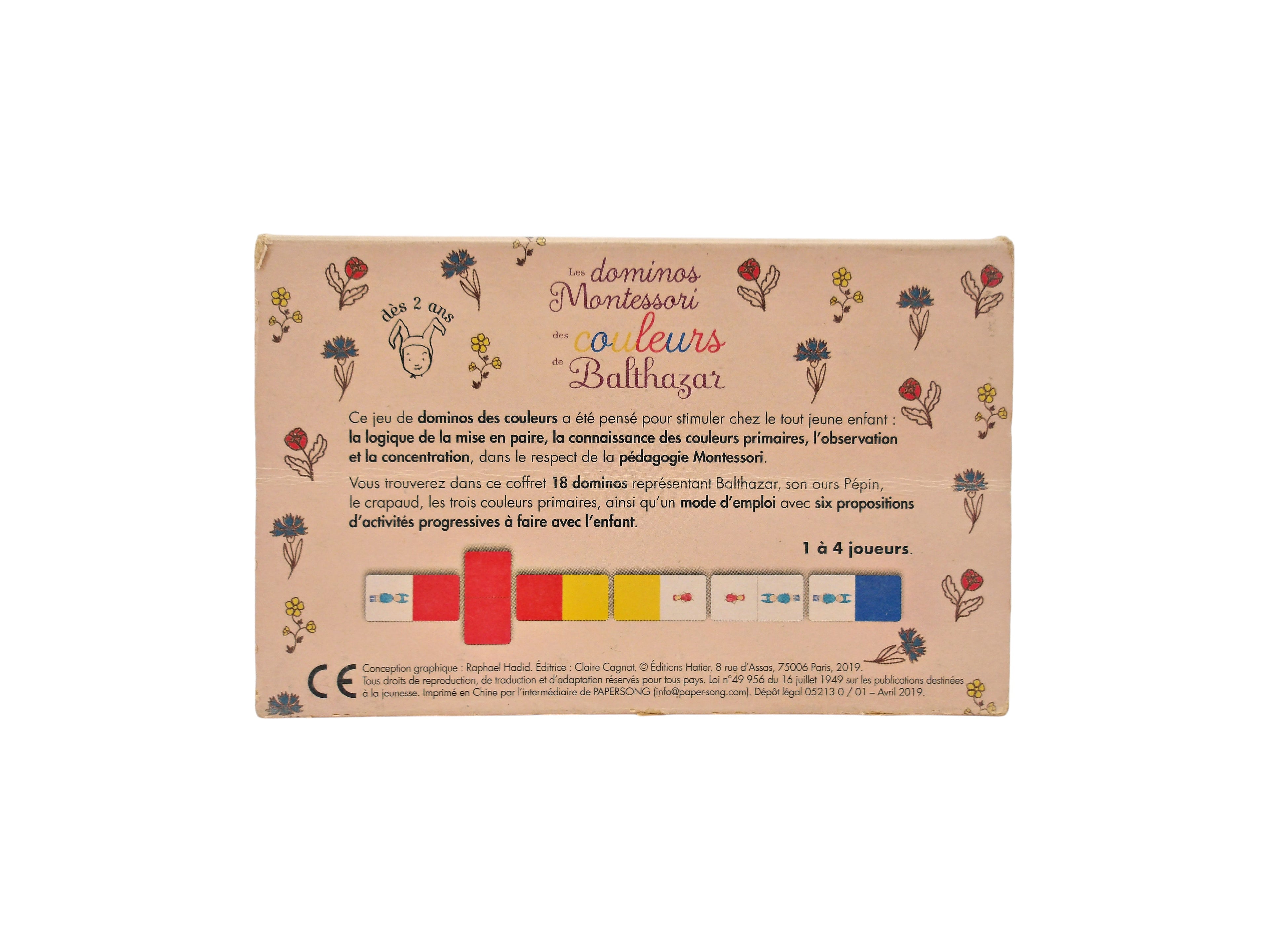 Les premiers dominos Montessori de Pépin et Balthazar