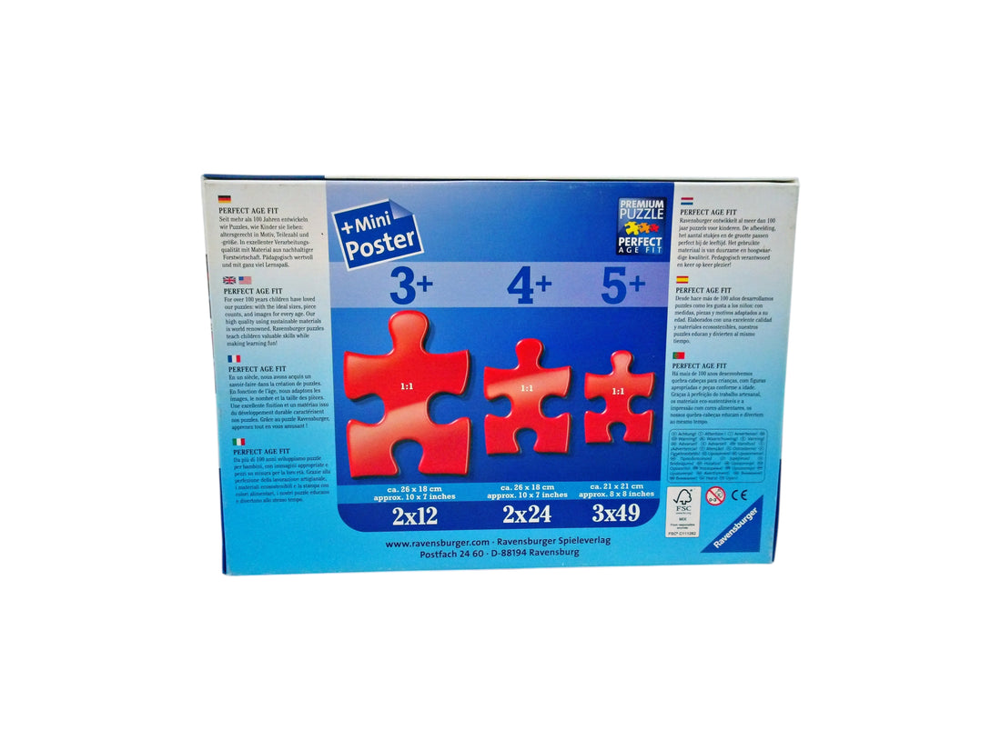 Puzzle - Disney Cars - 3 x 49 pièces- Édition 2013