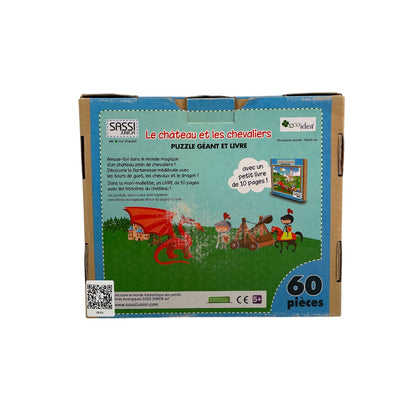 Puzzle géant - Le château et les chevaliers - 60 pièces