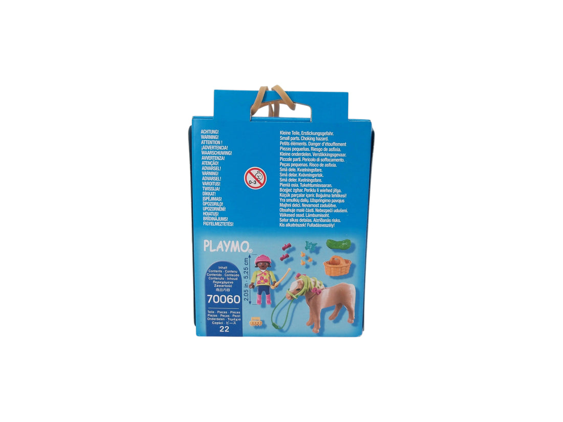 Playmobil Spécial Plus - Cavalière avec poney - Set 70060