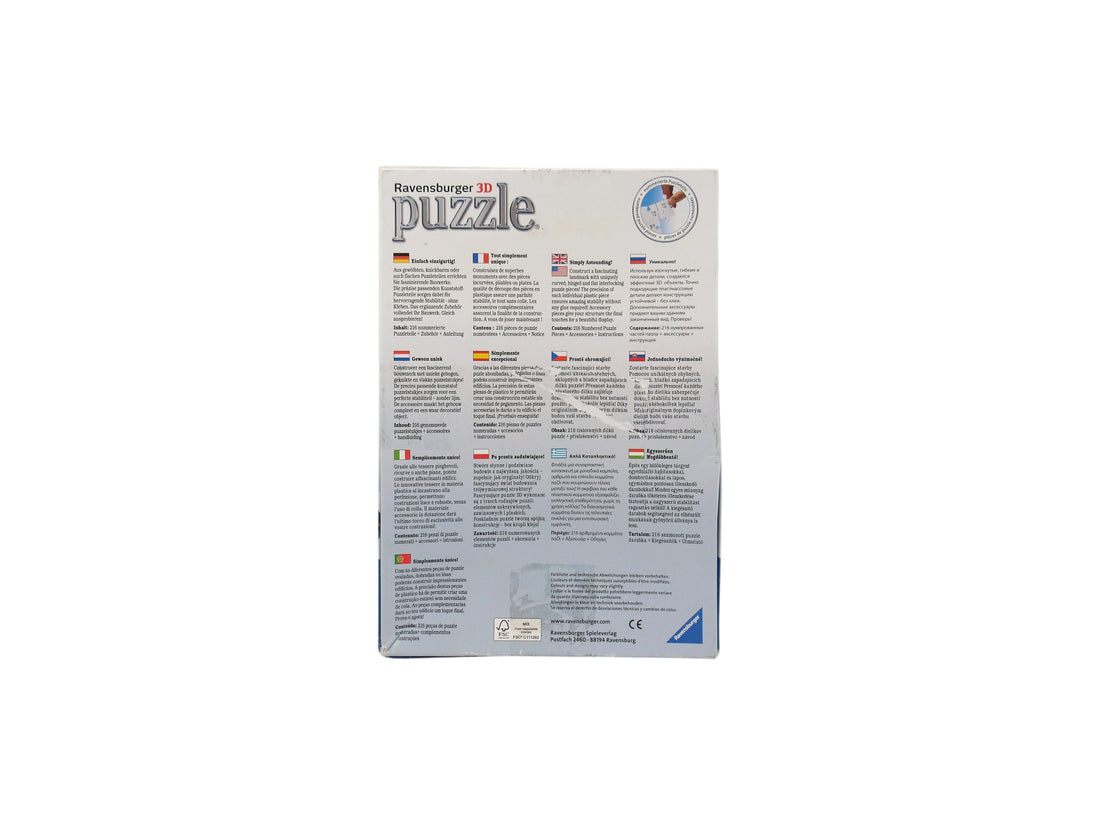 Puzzle 3D - La Tour Eiffel - 216 pièces- Édition 2012