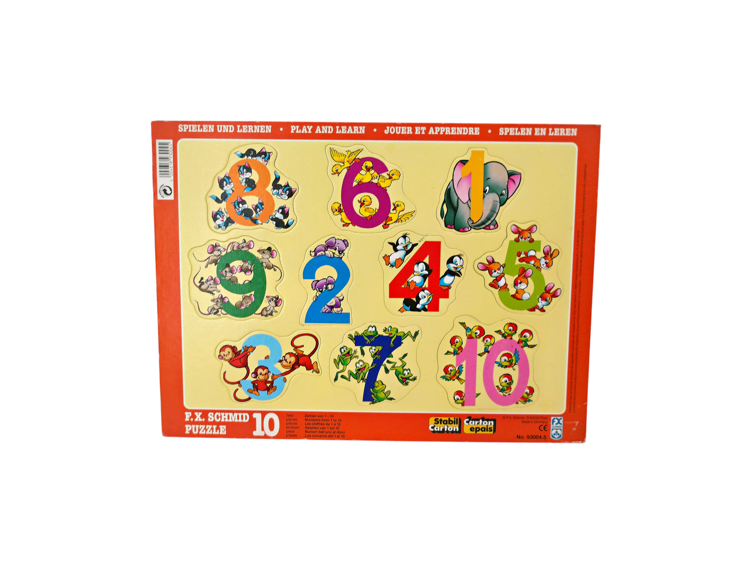 Puzzle cadre - Jouer et apprendre - 10 pièces
