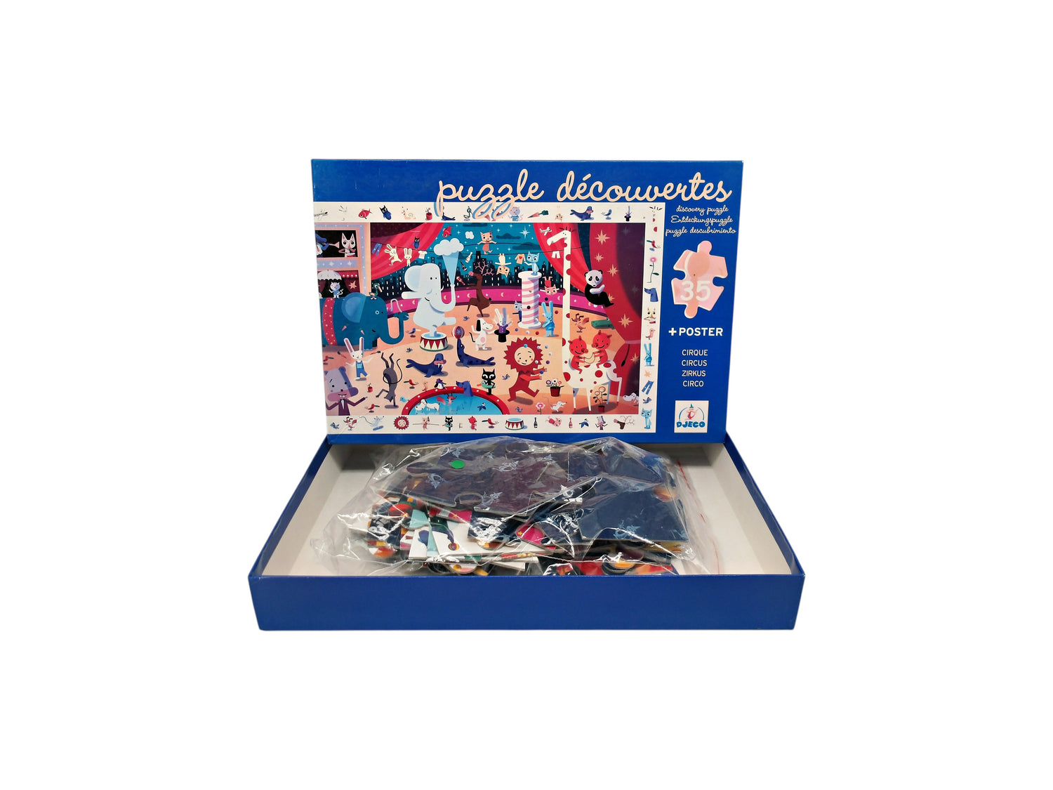 Puzzle découvertes - Cirque - 35 pièces